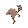 Hitmonlee back sprites