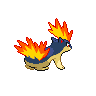 Quilava back sprites