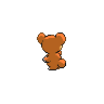 Teddiursa back sprites
