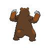 Ursaring back sprites