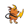 Raichu back sprites