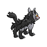 Mightyena back sprites