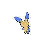 Minun back sprites