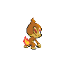 Chimchar back sprites