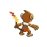 Monferno back sprites