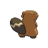 Bibarel back sprites