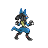 Lucario back sprites
