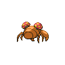Paras back sprites