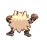 Primeape back sprites