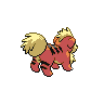 Growlithe back sprites