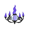 Chandelure back sprites