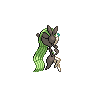 Meloetta back sprites