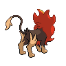 Pyroar back sprites