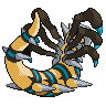 Origin Giratina back shiny sprites