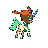 Resolute Keldeo back shiny sprites