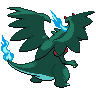 Mega Charizard X back shiny sprites