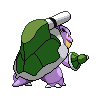 Mega Blastoise back shiny sprites