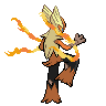 Mega Blaziken back shiny sprites