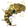 Mega Steelix back shiny sprites