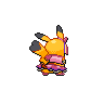 Pikachu Pop Star back shiny sprites