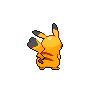 Cosplay Pikachu back shiny sprites
