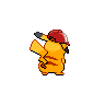 Original Cap Pikachu back shiny sprites