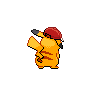 Kalos Cap Pikachu back shiny sprites