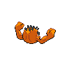 Alolan Geodude back shiny sprites