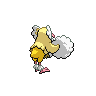 Pom-pom Oricorio back shiny sprites
