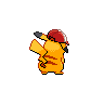Partner Cap Pikachu back shiny sprites