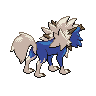 Dusk Lycanroc back shiny sprites