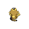 Galarian Meowth back shiny sprites