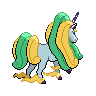 Galarian Rapidash back shiny sprites