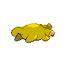 Galarian Slowpoke back shiny sprites