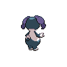 Female Indeedee back shiny sprites