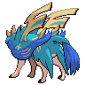 Crowned Zacian back shiny sprites