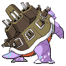 Gigantamax Blastoise back shiny sprites