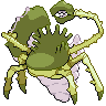 Gigantamax Kingler back shiny sprites
