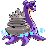 Gigantamax Lapras back shiny sprites