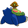 Gigantamax Snorlax back shiny sprites