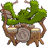 Gigantamax Rillaboom back shiny sprites