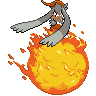 Gigantamax Cinderace back shiny sprites
