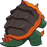 Gigantamax Drednaw back shiny sprites