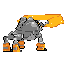 Iron Boulder back shiny sprites