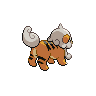 Hisuian Growlithe back shiny sprites