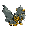 Hisuian Arcanine back shiny sprites