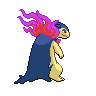 Hisuian Typhlosion back shiny sprites