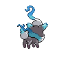 Hisuian Zorua back shiny sprites