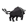 Paldean Tauros (Combat Breed) back shiny sprites