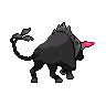 Paldean Tauros (Blaze Breed) back shiny sprites